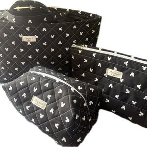 Disney Mickey Mouse Kids Accessories Bag Set - Black and White
